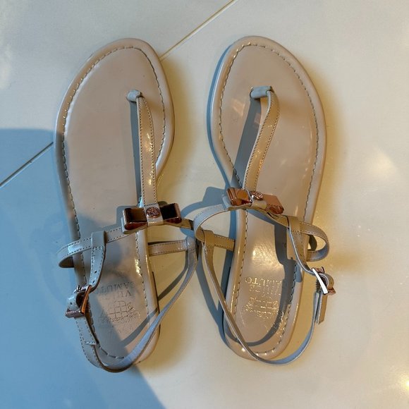 Vince Camuto Nude Sandals - Picture 1 of 5